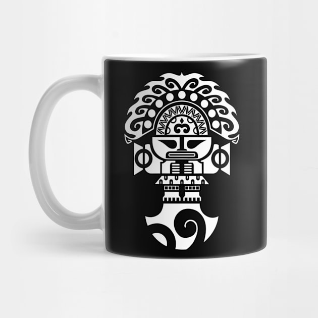 Day Of The Dead Aztec Warrior Mask by XOZ